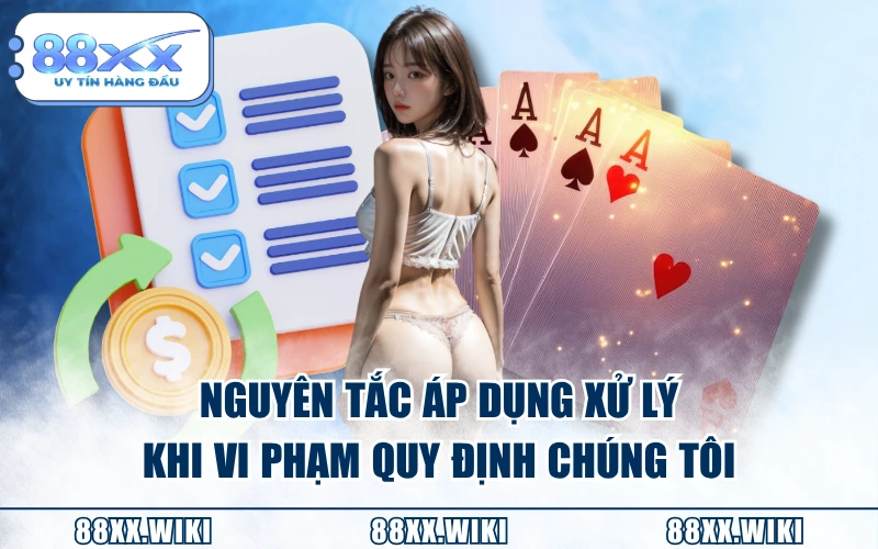 Nguyên tắc áp dụng xử lý khi vi phạm quy định chúng tôi